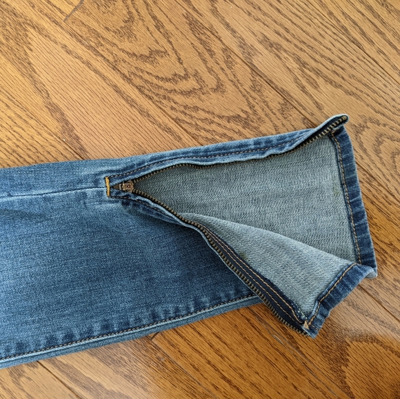 American Eagle Low rise Jegging Skinny Jeans Sz 0 Regular Distressed Stretch - Picture 9 of 11